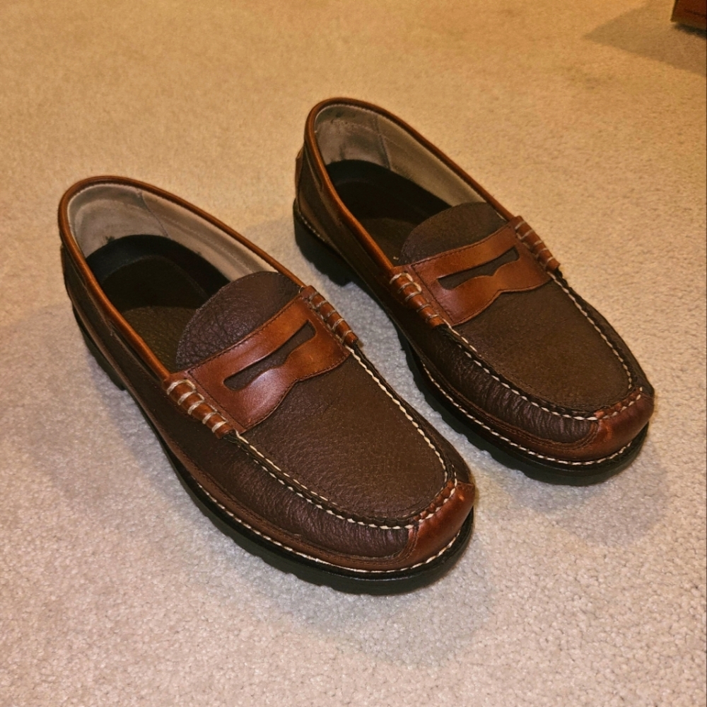 L.L. Bean Brown Leather Loafers